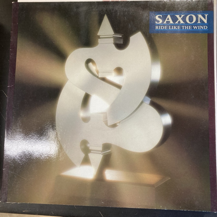 Saxon - Ride Like The Wind (EU/1988) 12'' SINGLE (VG+-M-/VG+) -heavy metal-